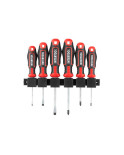 Набір викруток Intertool-Storm - PH0 x PH1 x PH2 x SL3 x SL5 x SL6 (6шт) (VT-3436)