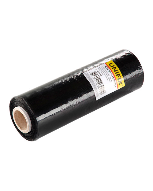 Стрейч плівка Unifix - 250 мм x 0,8 кг x 20 мкм Чорна (SP-25008B)