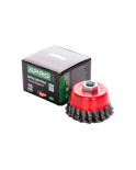 Щітка торцева Apro - 75 мм x М14 плетені (830439)