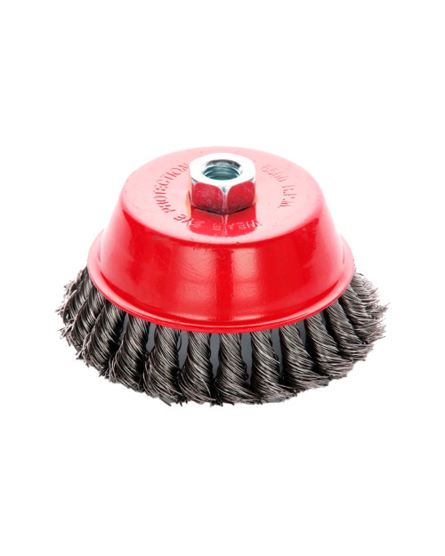 Щітка торцева Apro - 125 мм x М14 плетені (830442)
