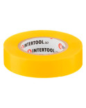 Стрічка ізоляційна Intertool - 15 м x 17 x 0,15 мм жовта (IT-0042)