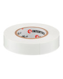 Стрічка ізоляційна Intertool - 20 м x 17 x 0,15 мм біла (IT-0053)