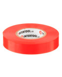 Стрічка ізоляційна Intertool - 25 м x 17 x 0,15 мм червона (IT-0060)