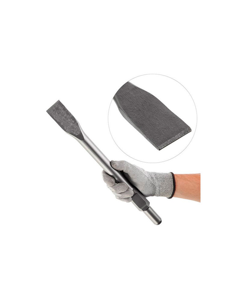 Зубило плоске HEX Intertool - 30 x 410 x 39 мм (SD-0462)