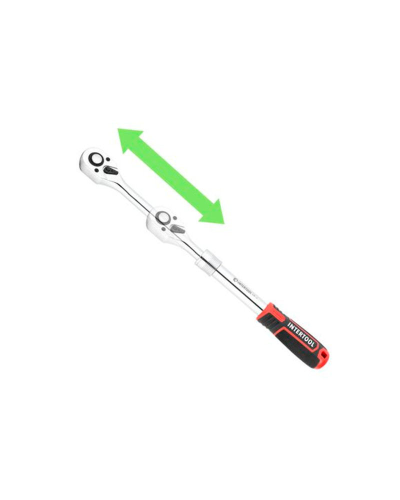 Рукоятка із храповим механізмом Intertool - 1/2