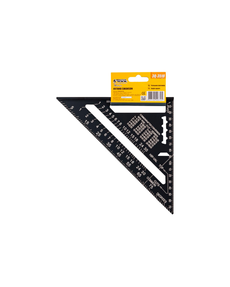 Кутник теслі Mastertool - 180 мм Swanson (30-3518)
