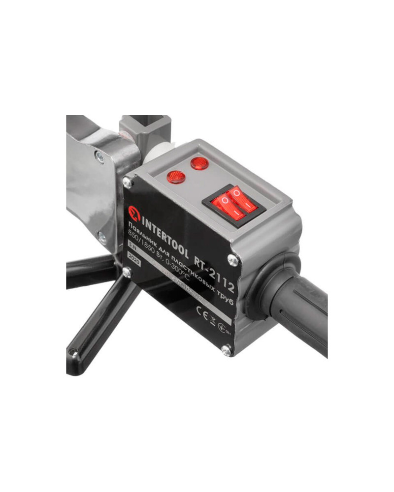 Паяльник пластикових труб Intertool - 850/1850 Вт x 20-63 мм (RT-2112)