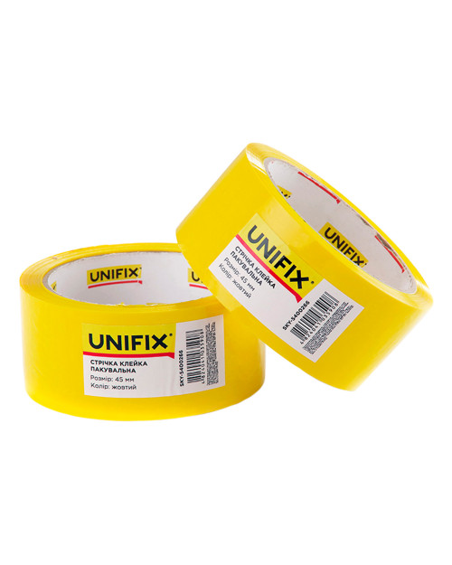 Скотч Unifix - 45 мм x 80 м x 40 мкм жовтий (SKY-5400266)