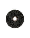 Диск зачистной спінений Intertool - 125 x 13 мм x P46 чорний (BT-0602)