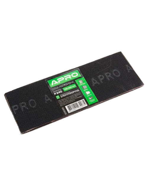 Сітка абразивна Apro - 105 x 280 мм x Р240 (10 шт.) (828085)
