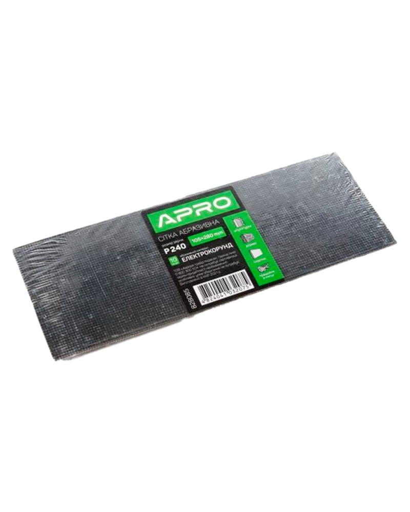 Сітка абразивна Apro - 105 x 280 мм x Р240 (10 шт.) (828085)