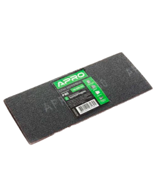 Сітка абразивна Apro - 115 x 280 мм x Р60 PRO (5 шт.) (828063)