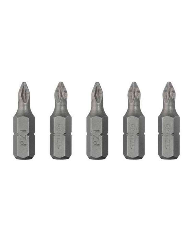 Біта Intertool - PZ1 x 25 мм Storm (5 шт.) (VT-0208)