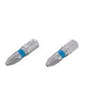 Біта Intertool - PZ2 x 25 мм Storm (2 шт.) (VT-0221)