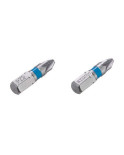 Біта Intertool - PZ2 x 25 мм Storm (2 шт.) (VT-0221)