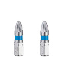 Біта Intertool - PZ2 x 25 мм Storm (2 шт.) (VT-0221)