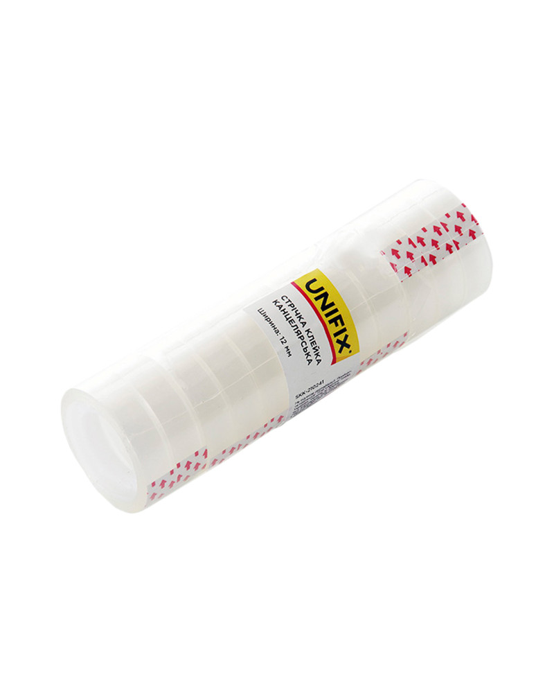 Скотч канцелярській Unifix - 12 мм x 14 м (12 шт.) (SKK-210241)