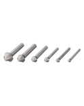 Набір зенкерів Intertool - 6,3 x 8,3 x 10,4 x 12,4 x 16,5 x 20,5 мм (6 шт.) (SD-5006)