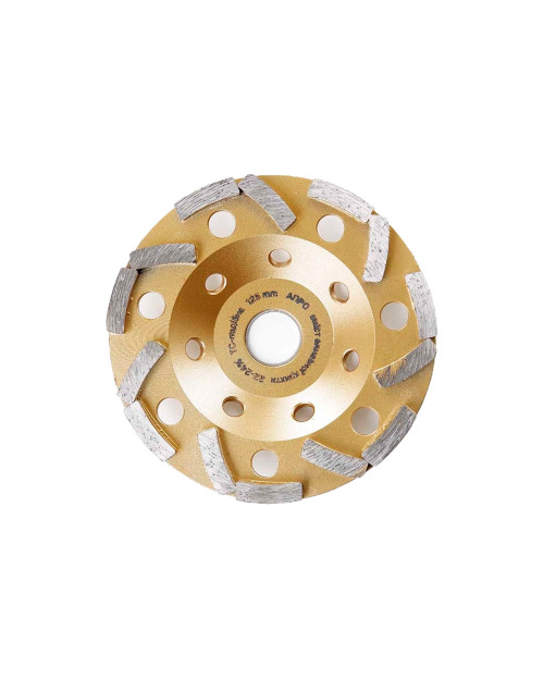Чашка алмазна шліфувальна Apro - 125 мм 22-24% TC (830540)
