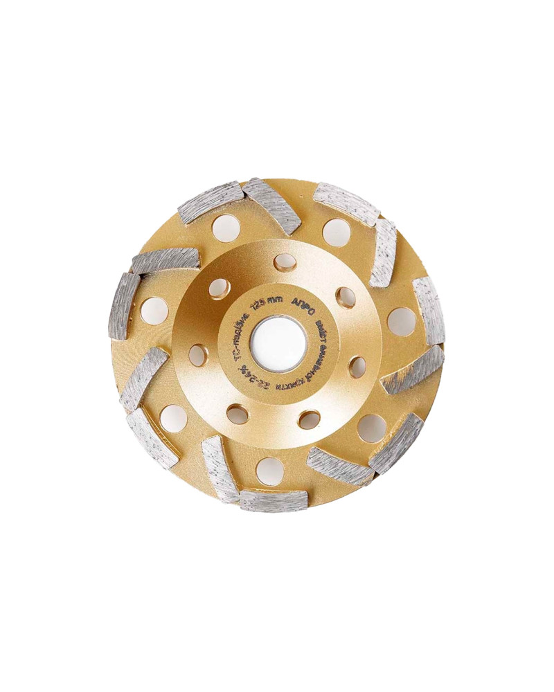 Чашка алмазна шліфувальна Apro - 125 мм 22-24% TC (830540)
