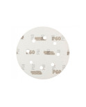 Коло шліфувальне на липучці Mastertool - 180 мм x Р60 з отворами (5 шт.) (08-1806-H)