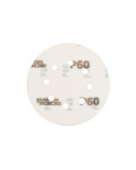 Коло шліфувальне на липучці Mastertool - 125 мм x Р60 з отворами (5 шт.) (08-2506-H)