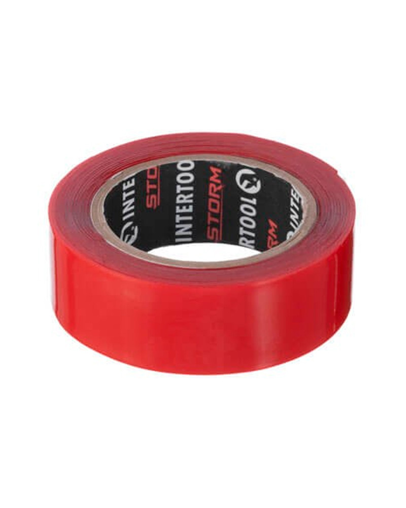 Стрічка двостороння Intertool – 19 x 0,5 мм x 2 м акрил Strong Fix Storm (KT-0823)