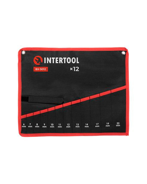Чохол для гайкових ключів Intertool - 450 x 360 мм x 12 кишень (BX-9012)