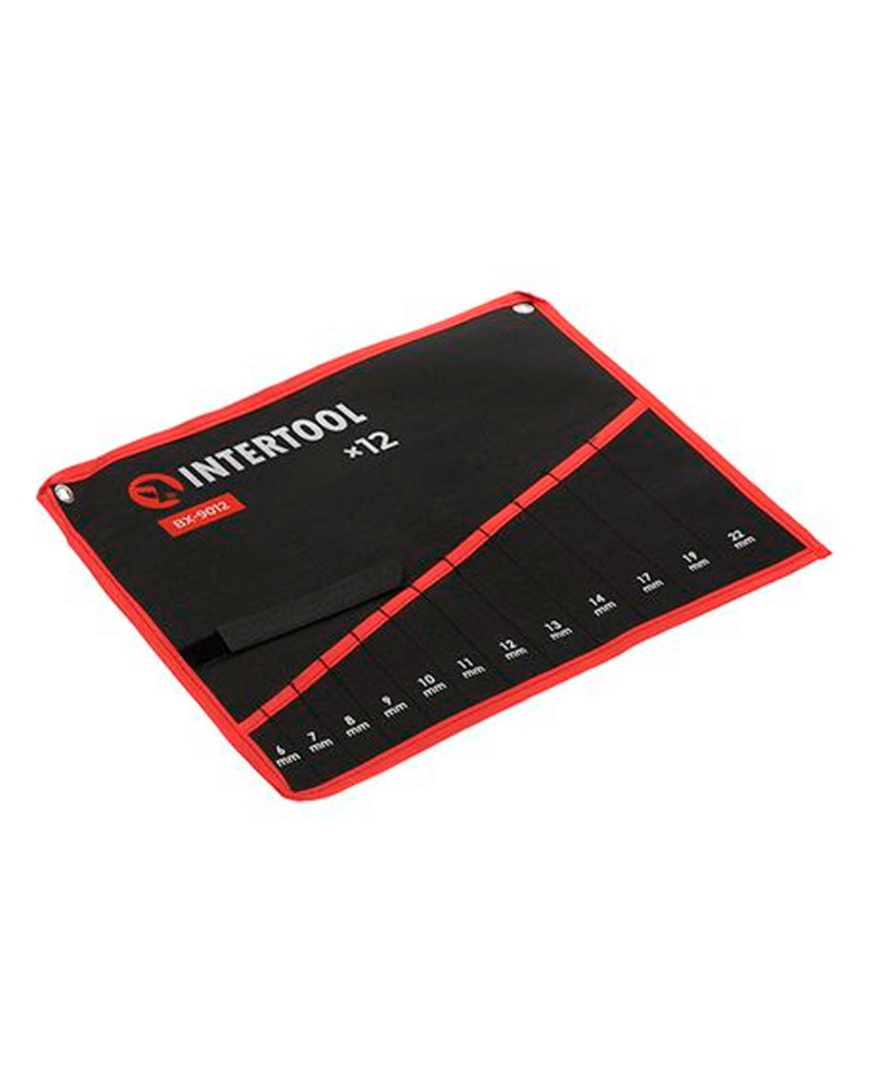 Чохол для гайкових ключів Intertool - 450 x 360 мм x 12 кишень (BX-9012)