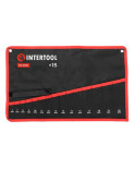 Чохол для гайкових ключів Intertool - 570 x 360 мм x 15 кишень (BX-9015)