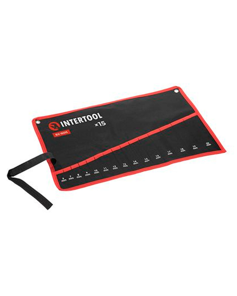 Чохол для гайкових ключів Intertool - 570 x 360 мм x 15 кишень (BX-9015)