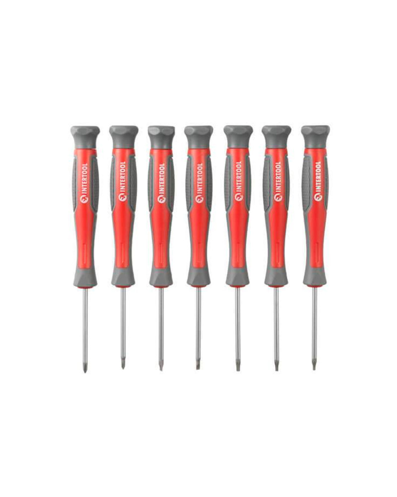 Набір викруток Intertool – PH x SL x S x T з бітами 70 од. (VT-3370)