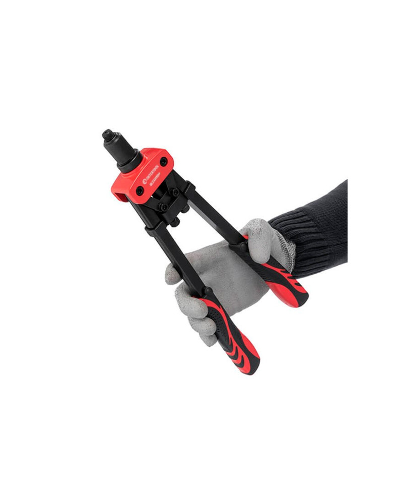 Пістолет для заклепок Intertool-Storm - 360 x ø2,4 x 3,2 x 4 x 4,8 x 6,4 мм дворучний (RT-0018)