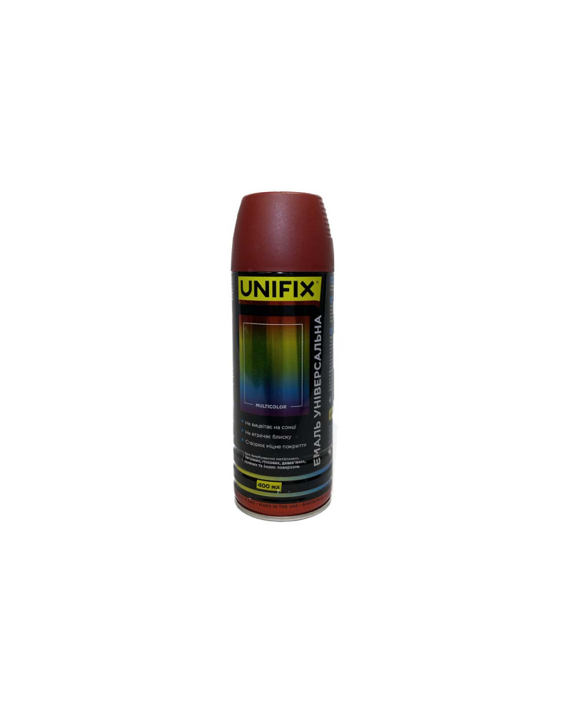 Емаль універсальна Unifix - 400мл RAL 3011 коричнево-червона (951038)