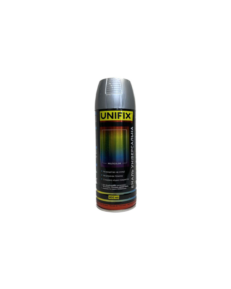 Емаль універсальна Unifix - 400мл срібна (951050)