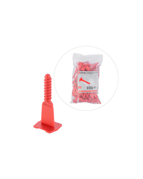 Система вирівнювання плитки гвинтова INTERTOOL- гвинт (100 шт) (KT-4955)
