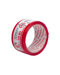 Скотч Intertool - 48мм x 50м x 44мкм червоний (KT-0915)