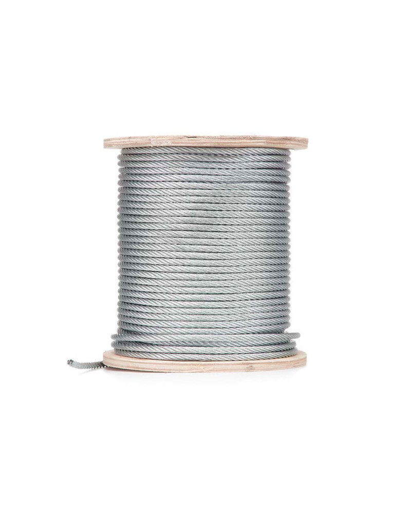 Трос оцинкований Apro - 12мм x 100м (6х19) DIN 3060 (WR-G12)