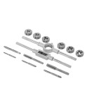 Набір мітчиків та плашок Intertool - M3 x 4 x 5 x 6 x 8 x 10 (14од) (SD-8024)