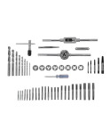 Набір мітчиків та плашок Intertool - M3 x 4 x 5 x 6 x 7 x 8 x 10 x 12 (52од) (SD-8052)