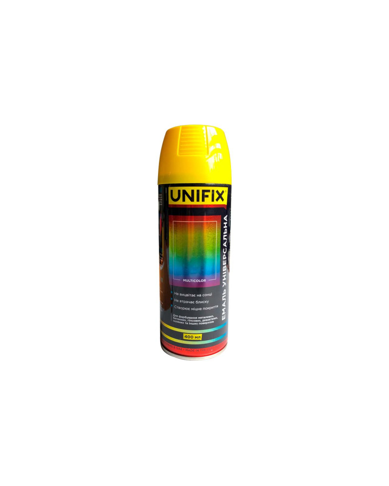 Емаль універсальна Unifix - 400мл RAL 1021 жовтий рапсовий (951015)
