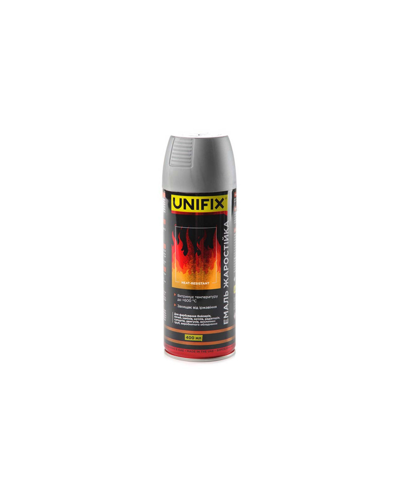 Емаль жаростійка Unifix - 400мл срібло (951071)