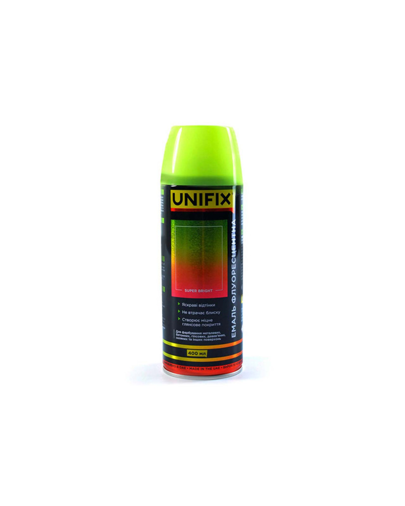 Емаль флуоресцентна Unifix - 400мл жовтий (951061)