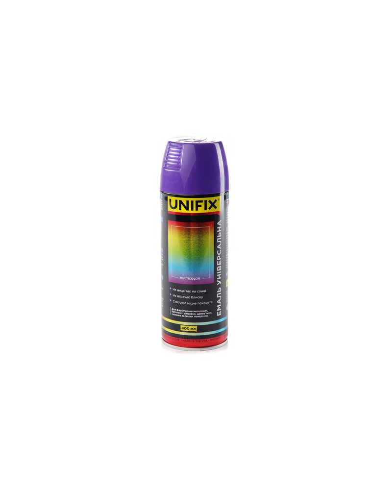 Емаль універсальна Unifix - 400мл RAL 4005 синьо-бузковий (951021)