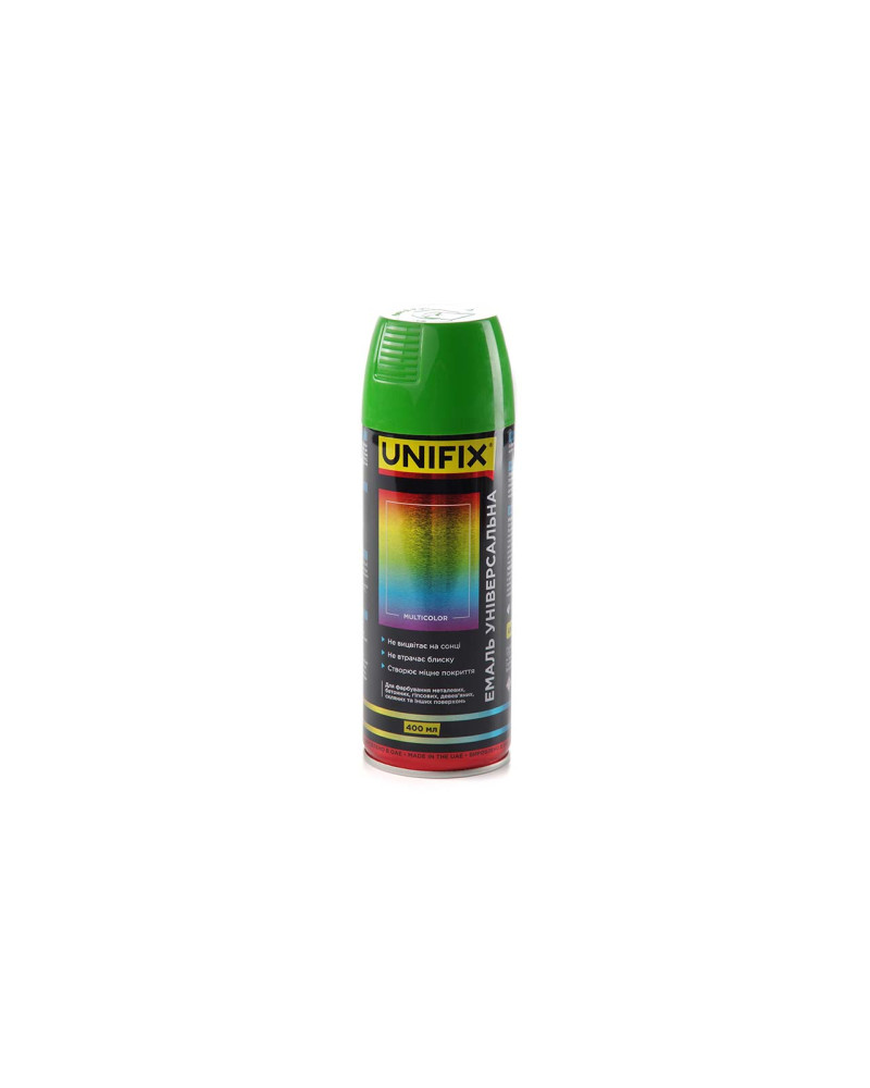 Емаль універсальна Unifix - 400мл RAL 6018 зелено-жовтий (951027)