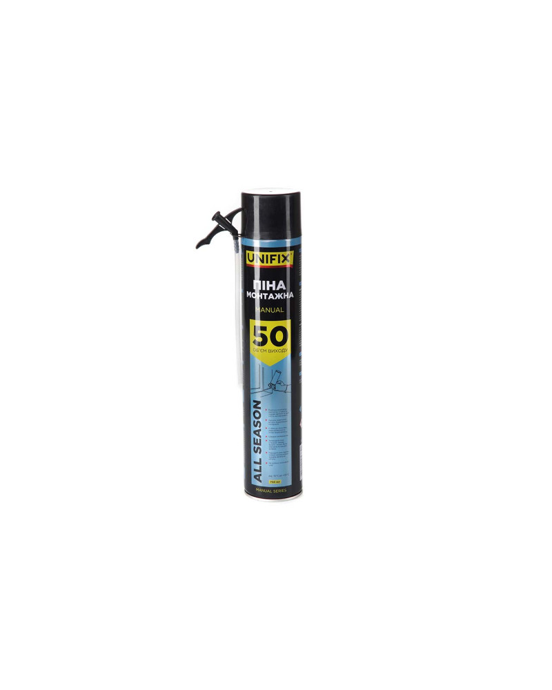 Піна монтажна Unifix - 750мл x 50л ручна (951285)