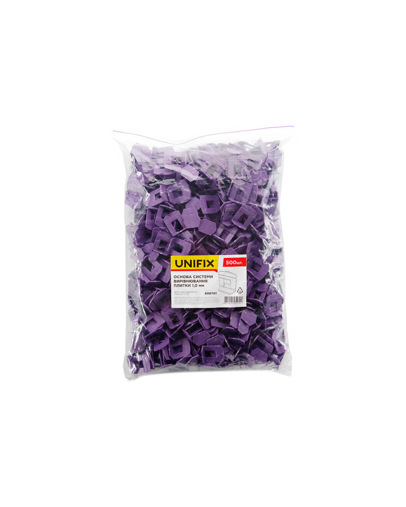 Основа для вирівнювання плитки Unifix - 1 x 9 x 70мм (500шт) (699701)