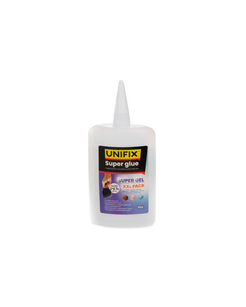 Супер клей Unifix - 100г гель (940009)