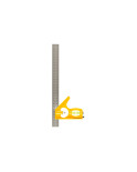 Кутник столяра Mastertool - 300мм x 90° x 45° (30-3510)