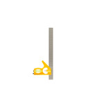 Кутник столяра Mastertool - 300мм x 90° x 45° (30-3510)